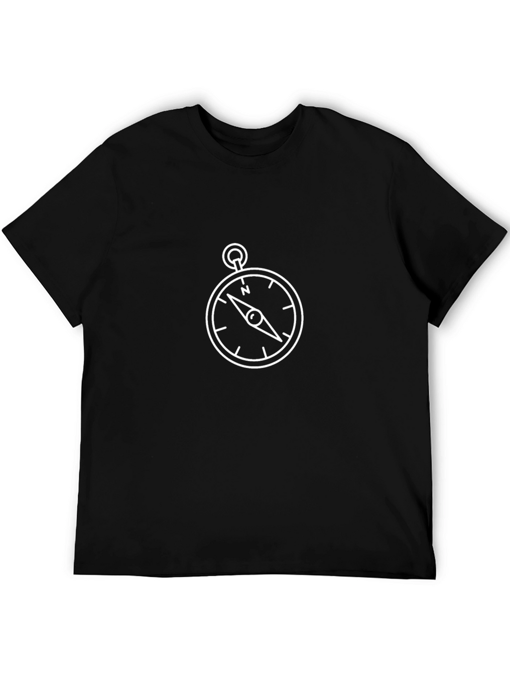 Compass Graphic Black T-Shirt
