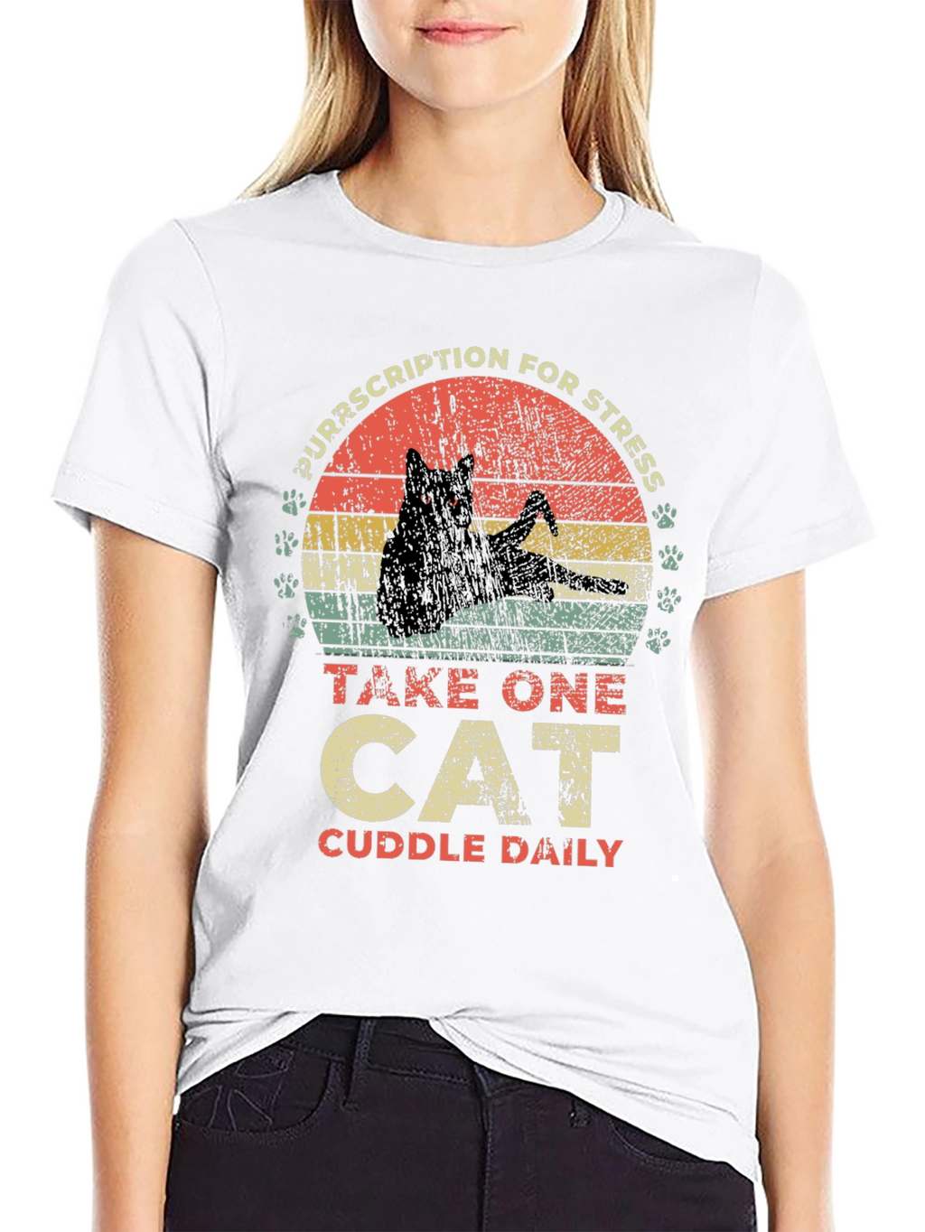 Purrscription for Stress Cat T-Shirt