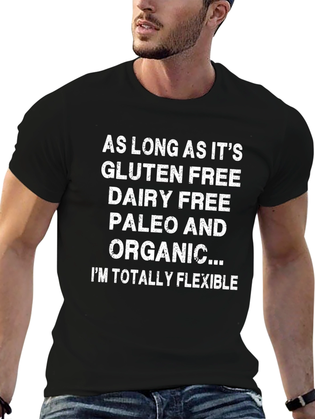 Gluten Free Organic T-Shirt Funny Slogan Tee