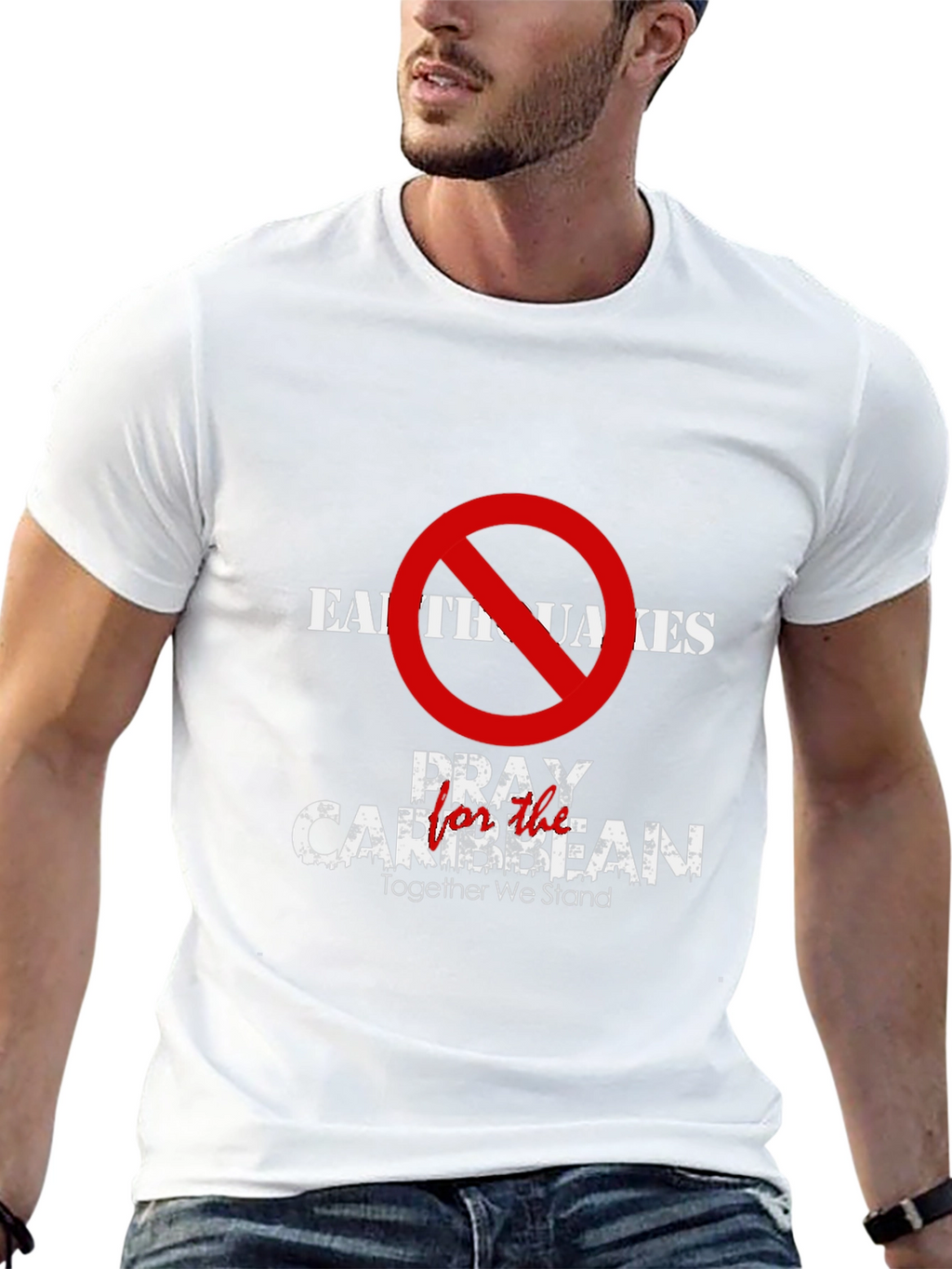 Pray for the Caribbean Graphic T-Shirt