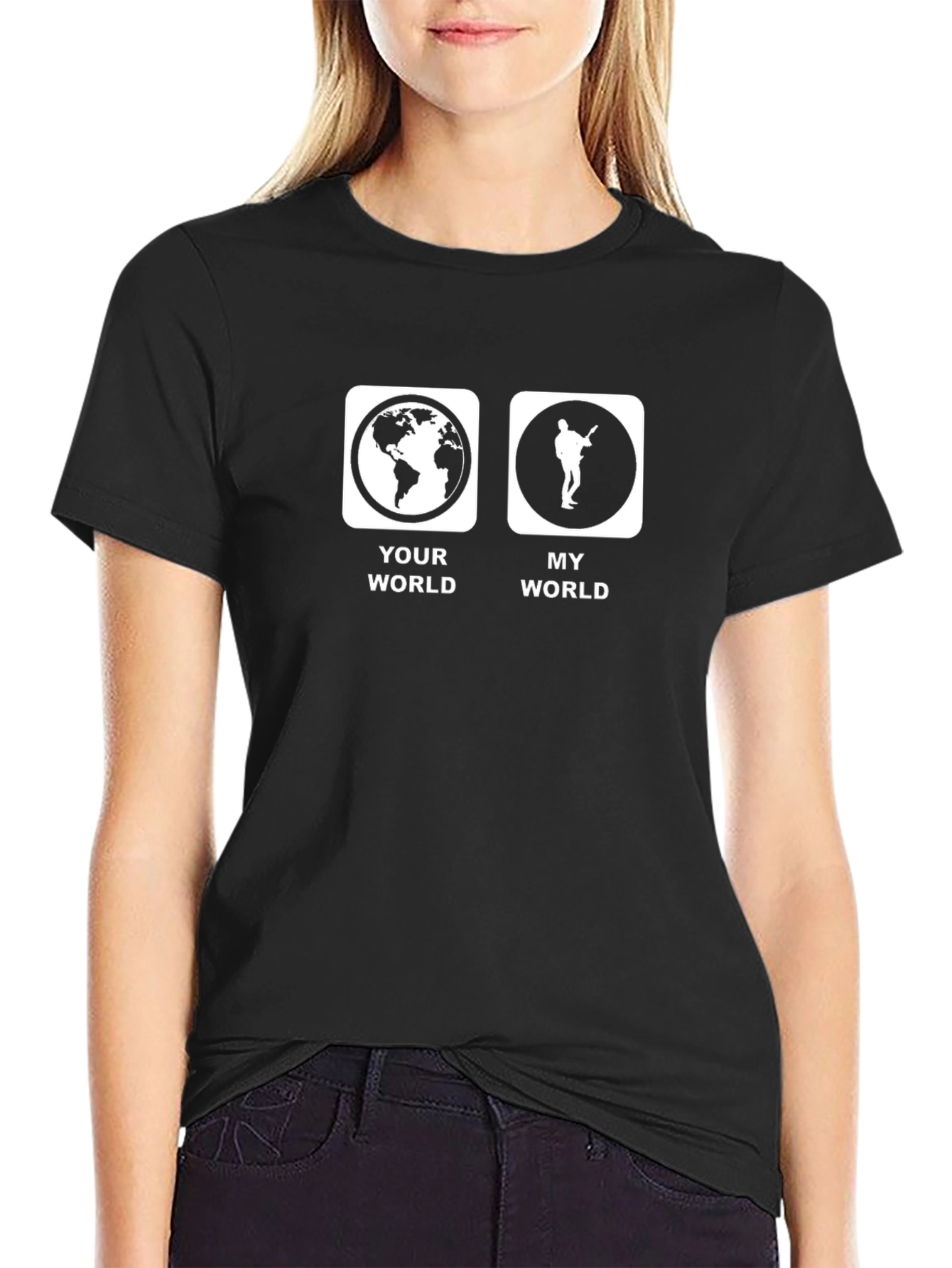 Your World My World Graphic Tee - Guitarist Edition