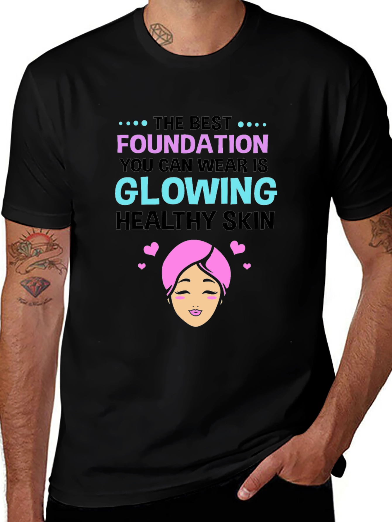 Glowing Skin T-Shirt - Beauty & Wellness