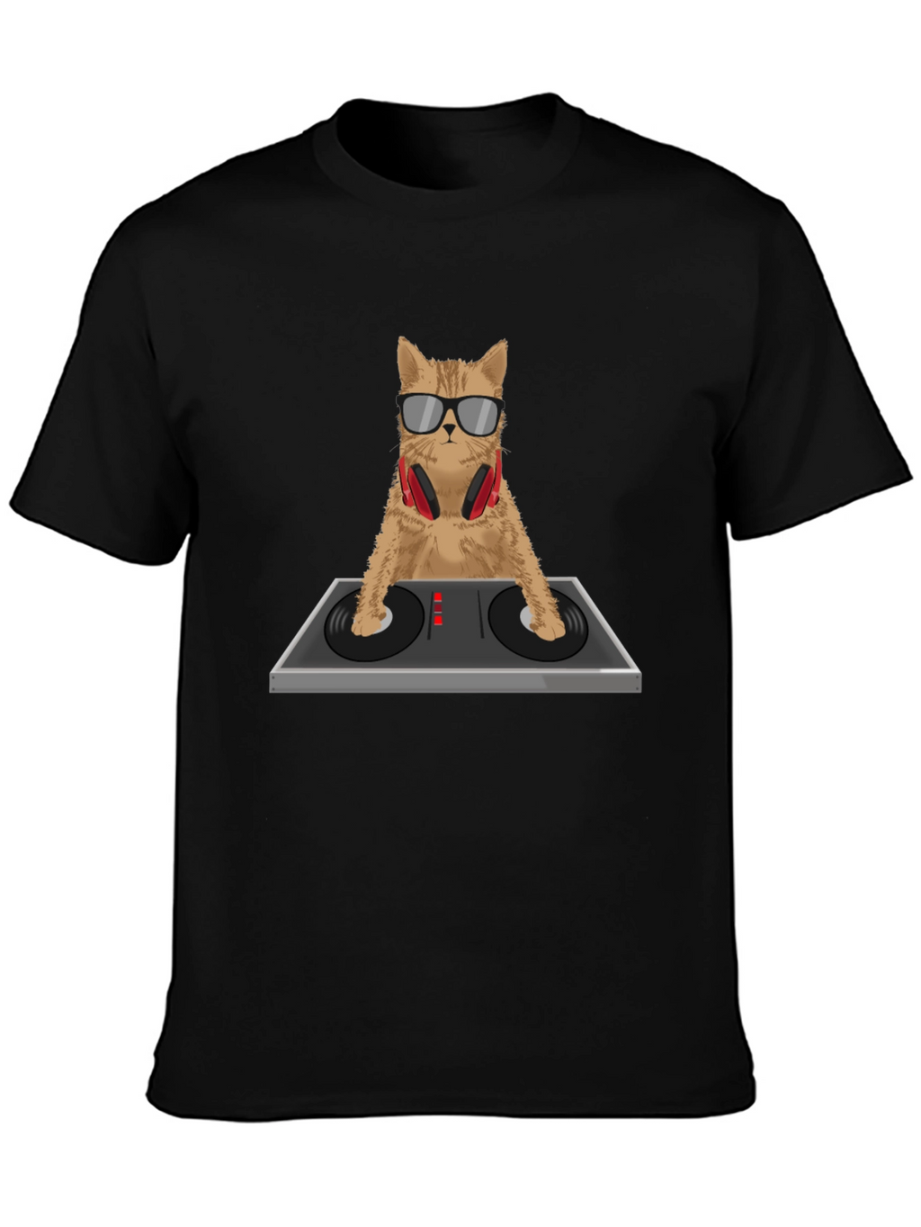 DJ Cat T-Shirt - Cool Cat Lover Tee
