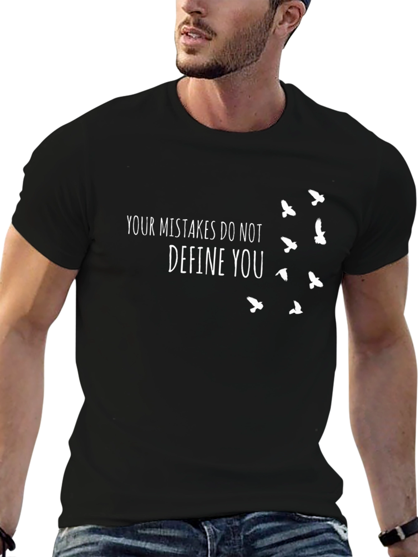 Inspirational Graphic Tee - Your Mistakes Dont Define You
