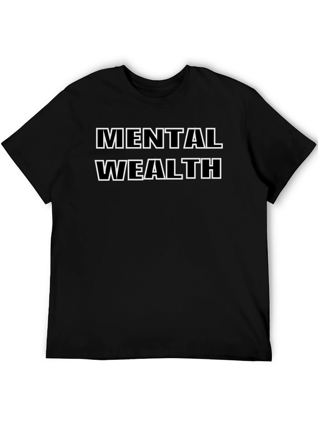 Mental Wealth Graphic Tee - Black