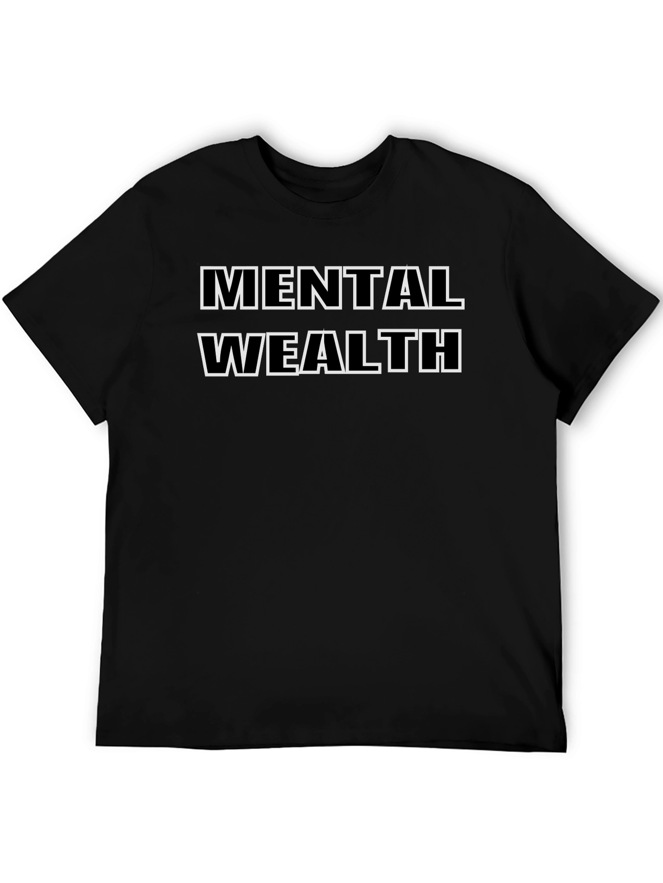 Mental Wealth Graphic Tee - Black