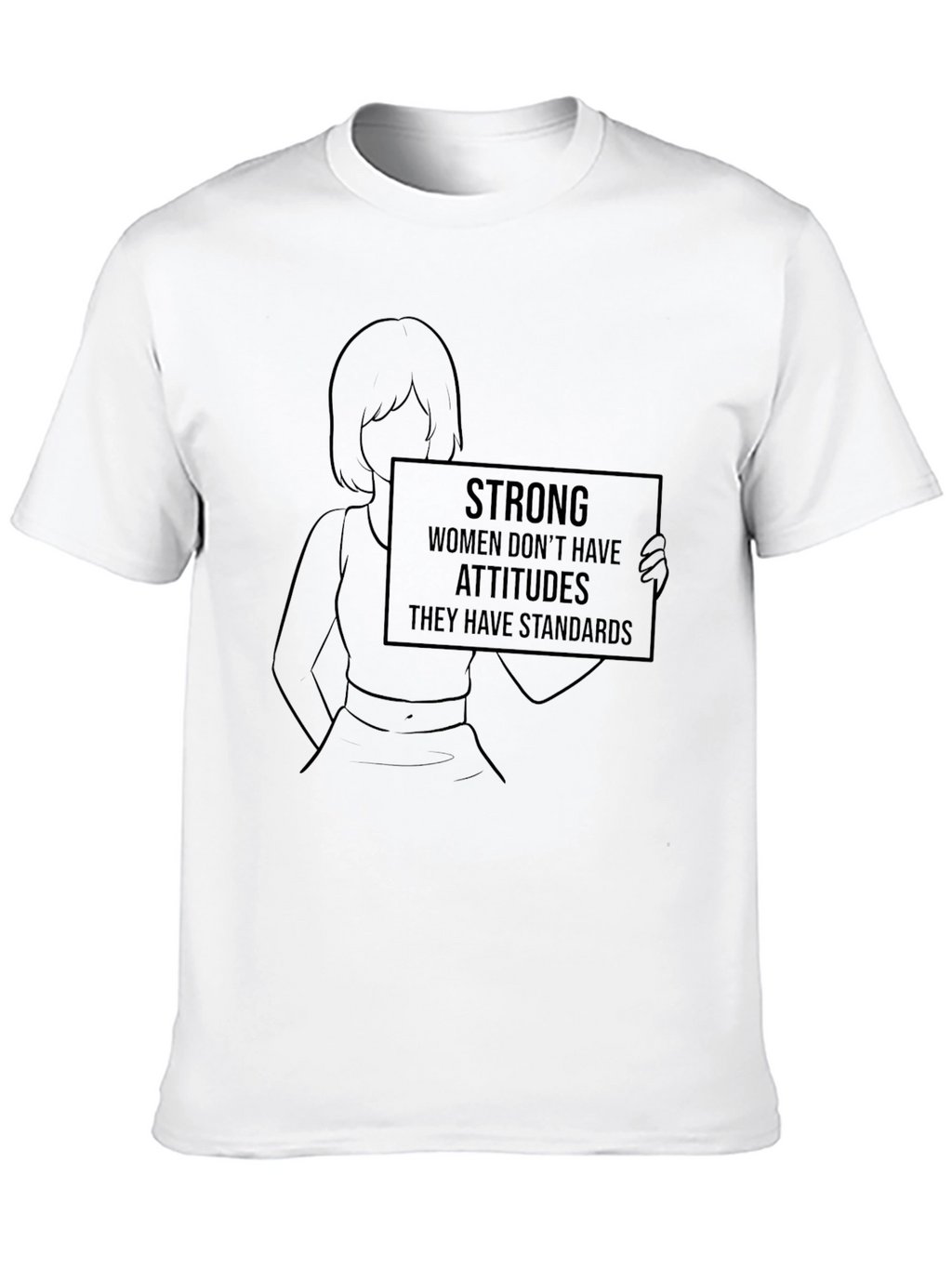 Empowered Woman Black T-Shirt