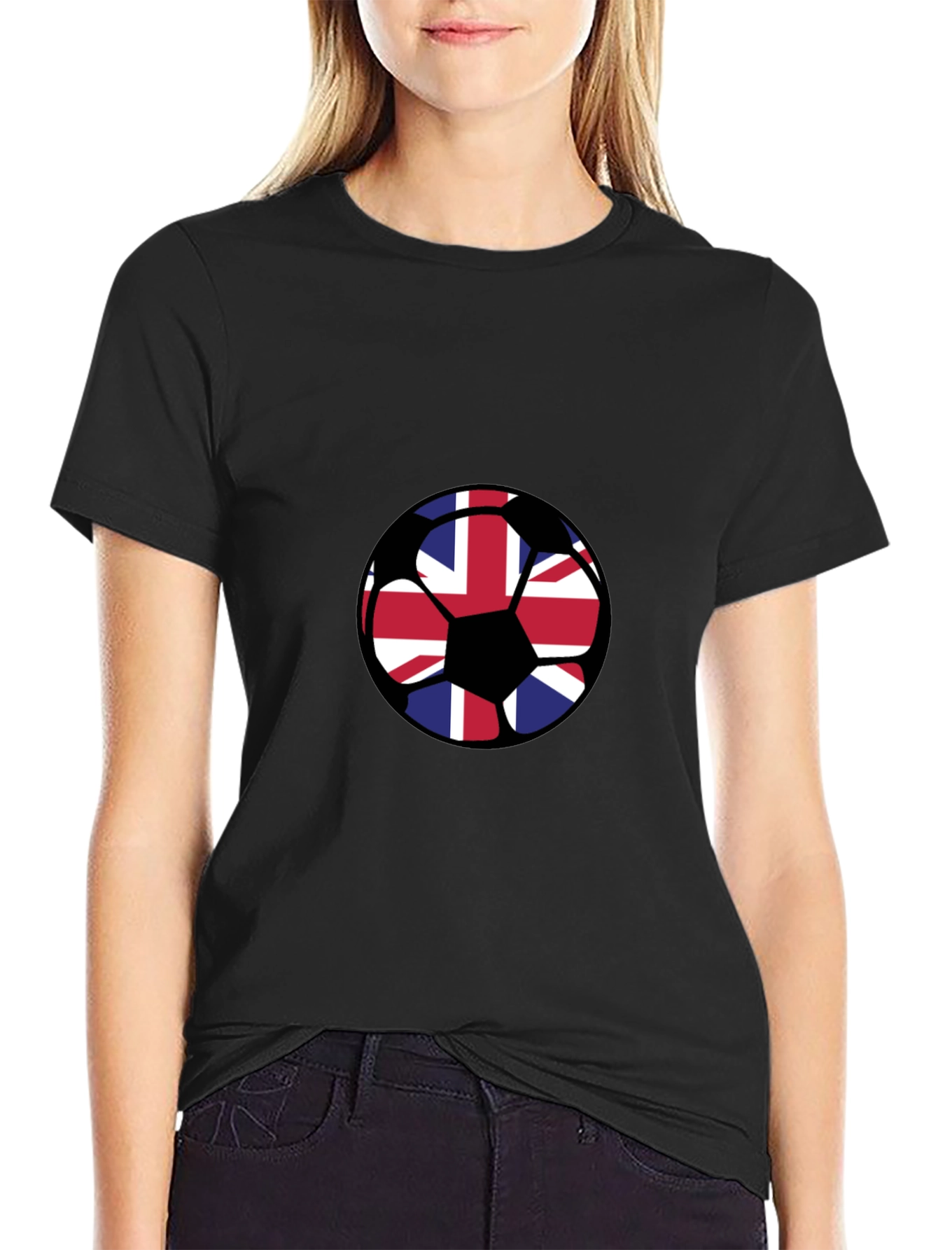 Union Jack Soccer Ball Graphic Tee