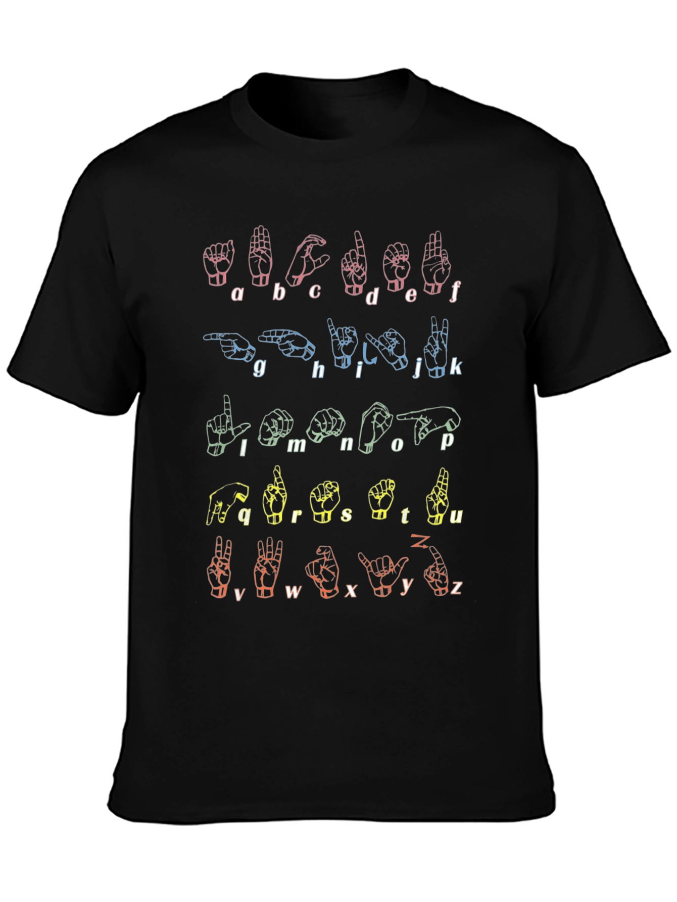 ASL Alphabet T-Shirt | Sign Language Tee