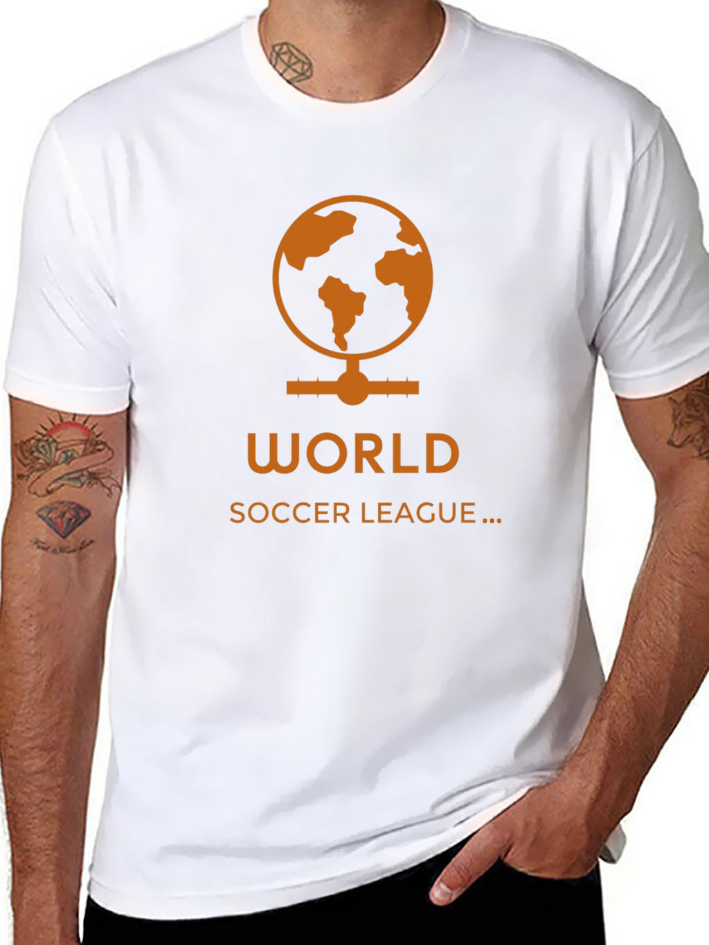 World Soccer League T-Shirt - Black