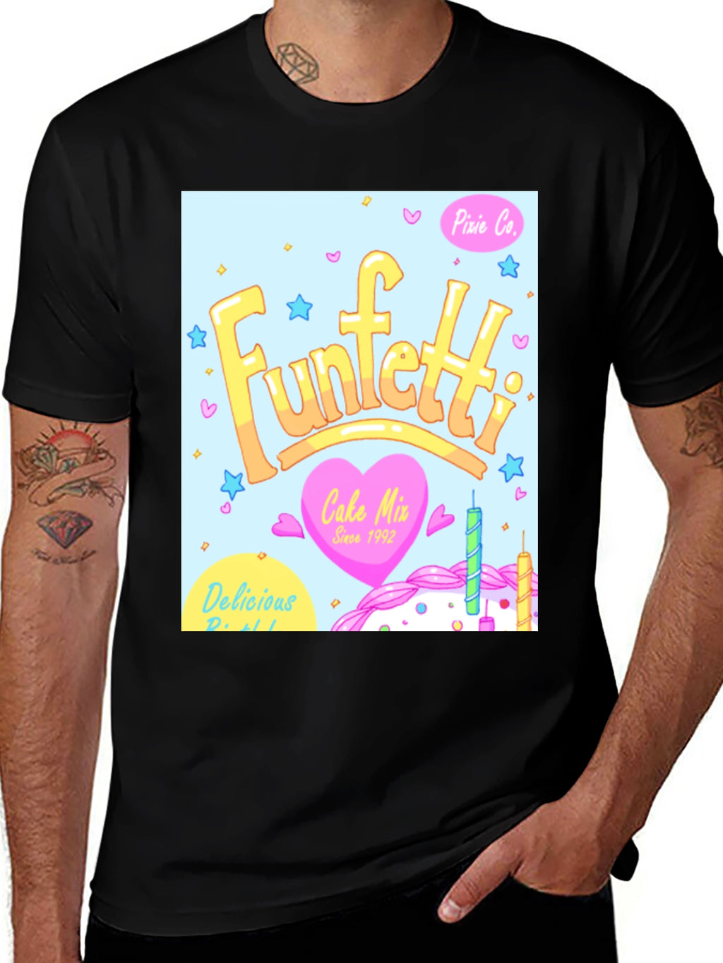 Funfetti Cake Mix Graphic Tee
