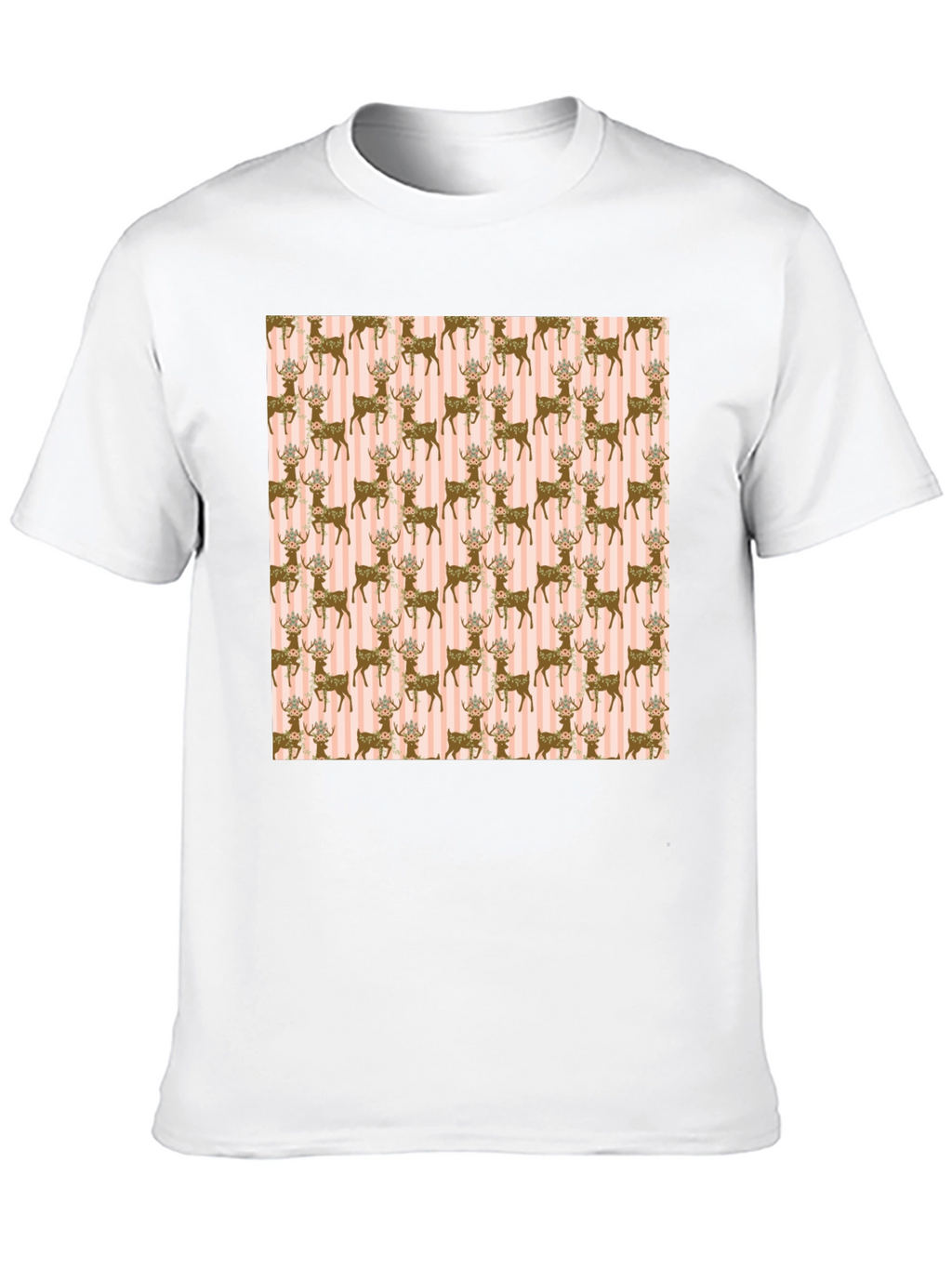 Deer Pattern T-Shirt