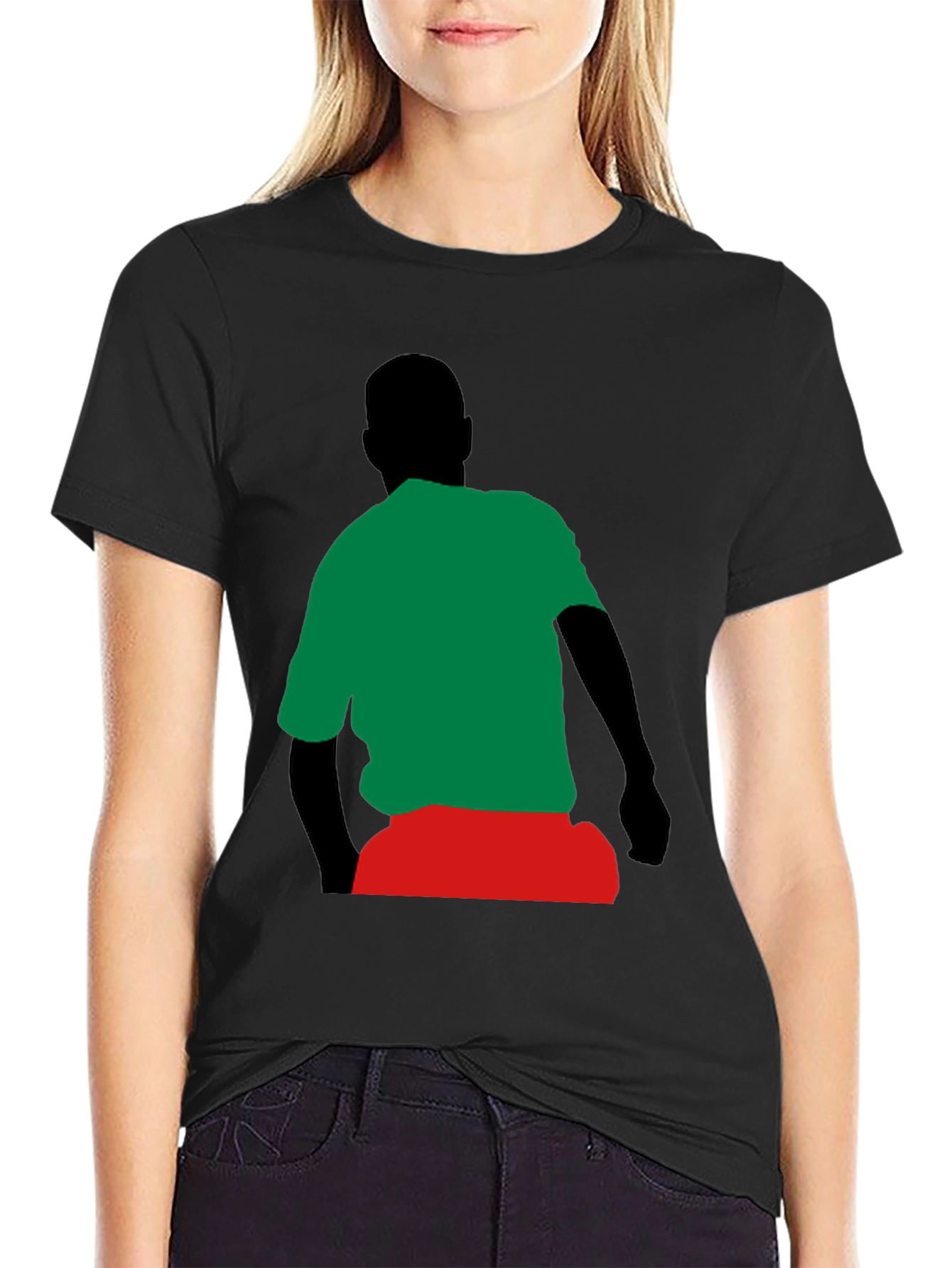 Retro Silhouette Graphic Tee - Casual Comfort