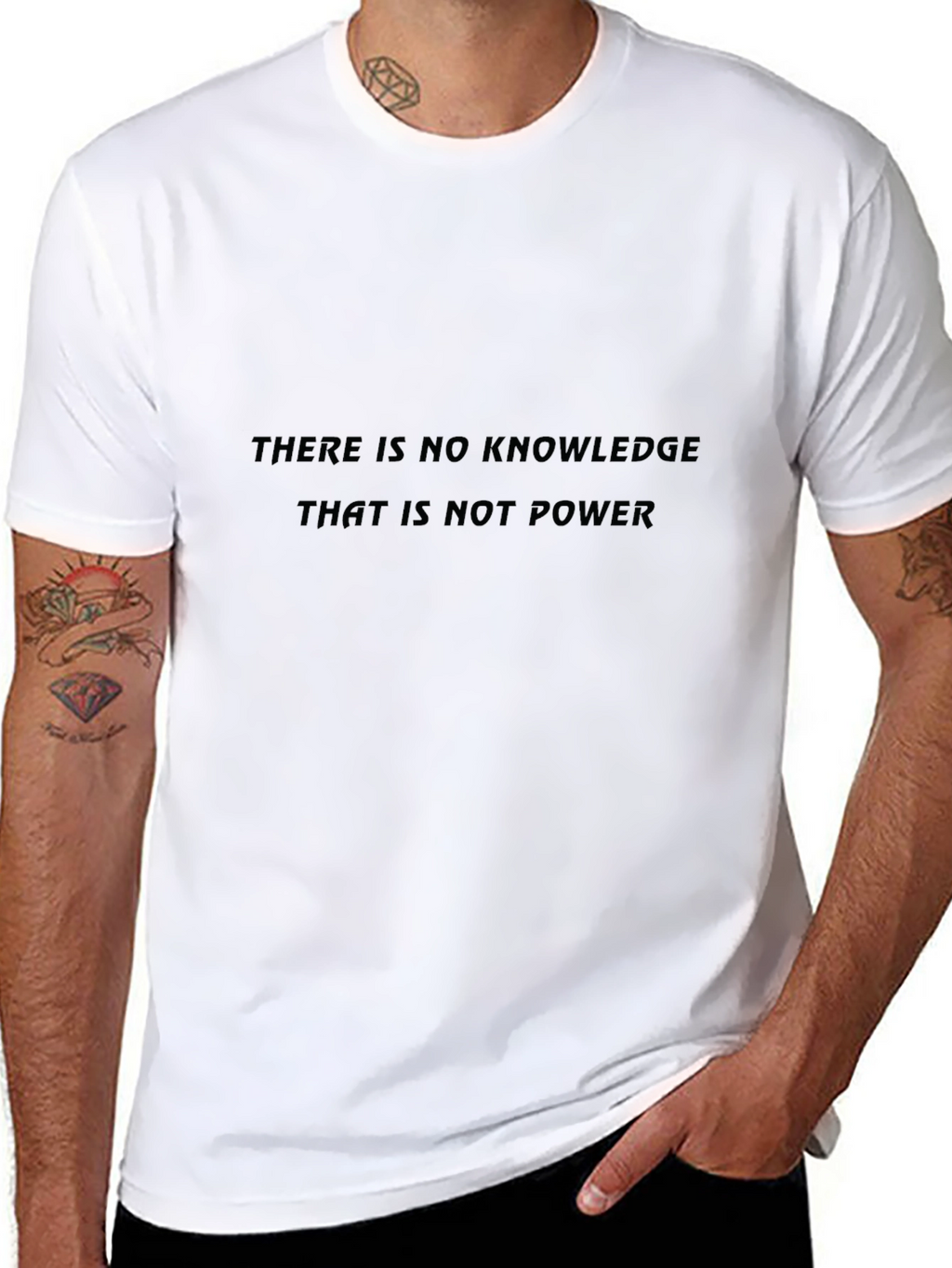 Knowledge is Power T-Shirt - Black
