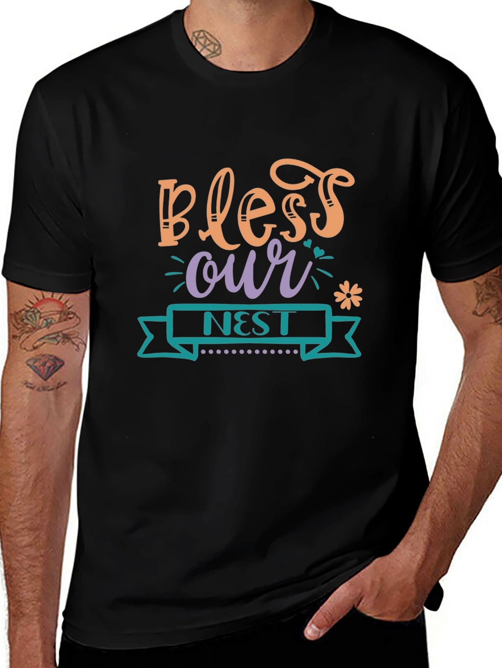 Bless Our Nest Graphic T-Shirt