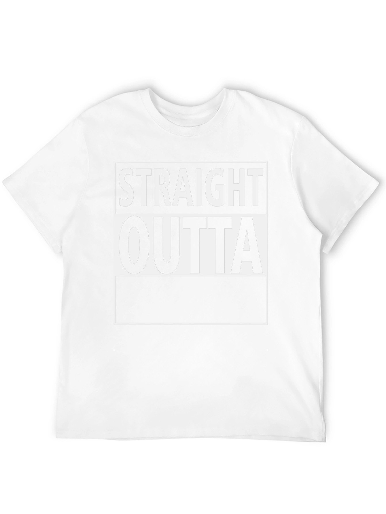 Straight Outta T-Shirt - Bold Graphic Tee