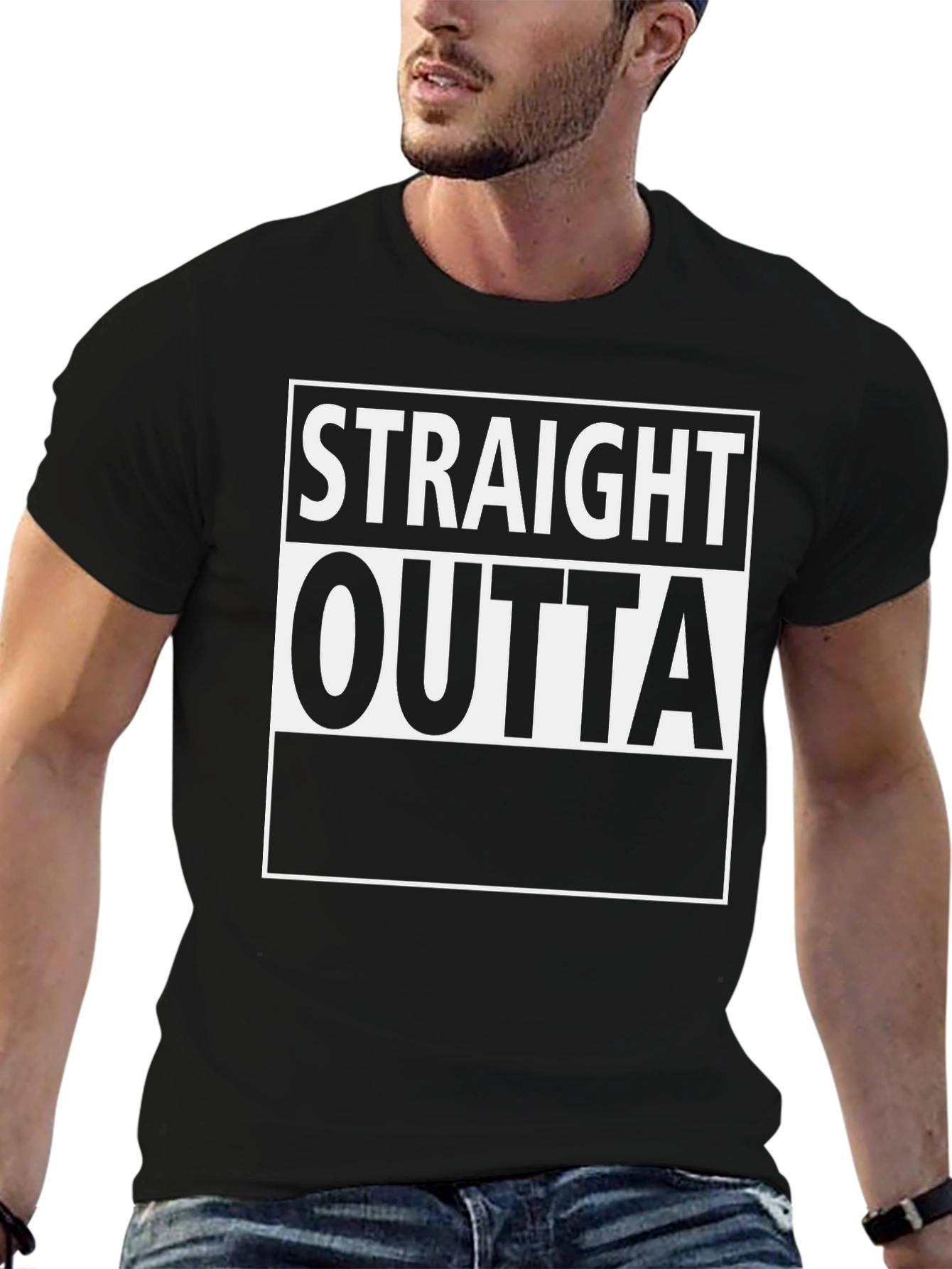 Straight Outta T-Shirt - Bold Graphic Tee