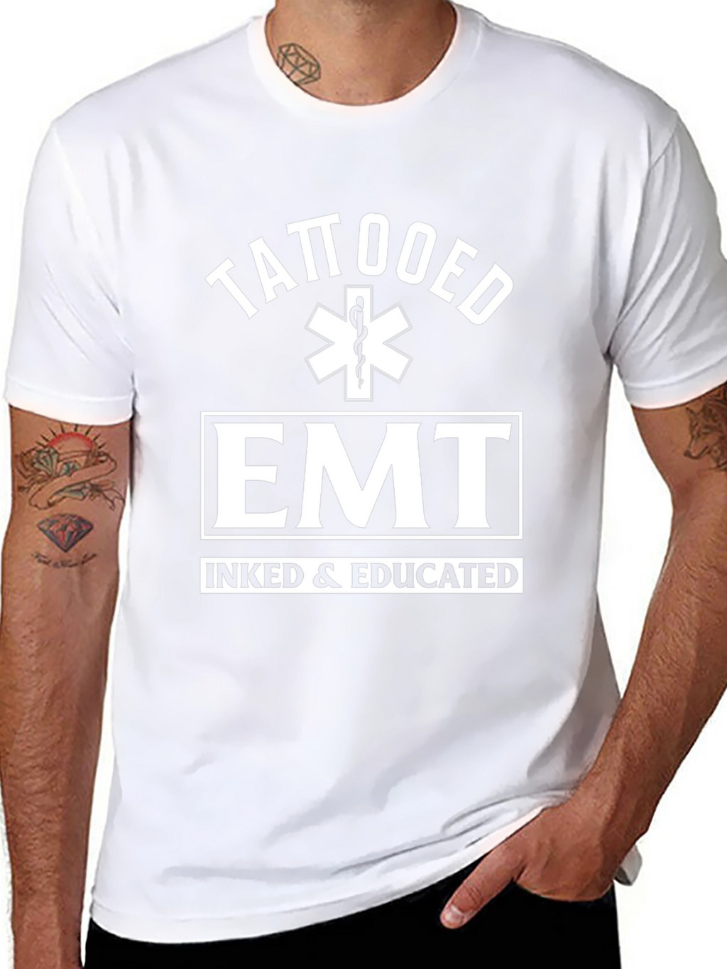 Tattooed EMT T-Shirt - Inked & Educated