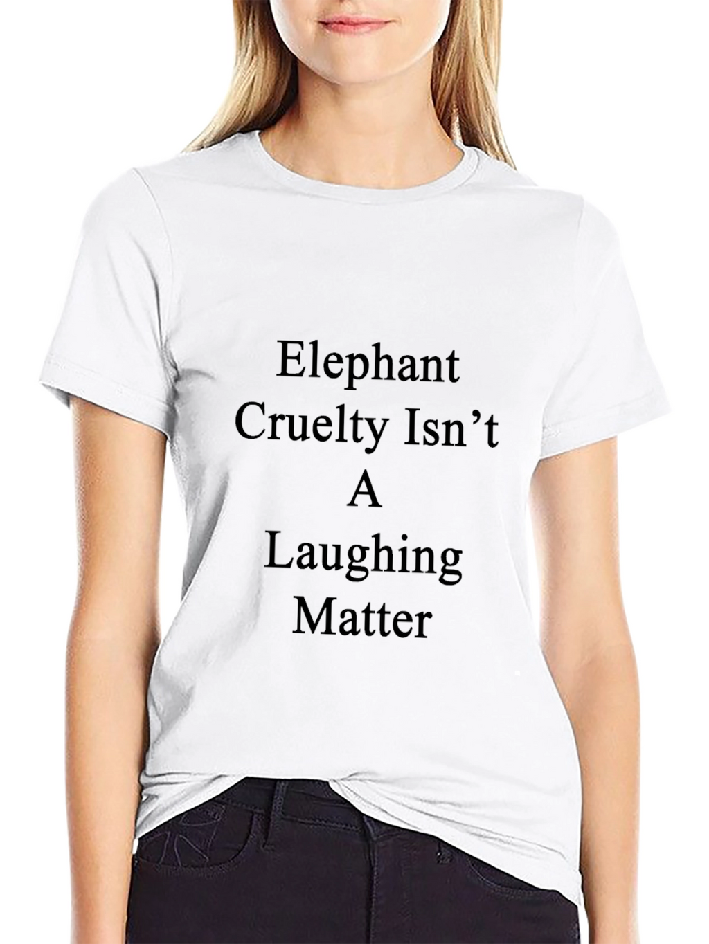 Elephant Cruelty Awareness Tee -  Stylish & Comfortable