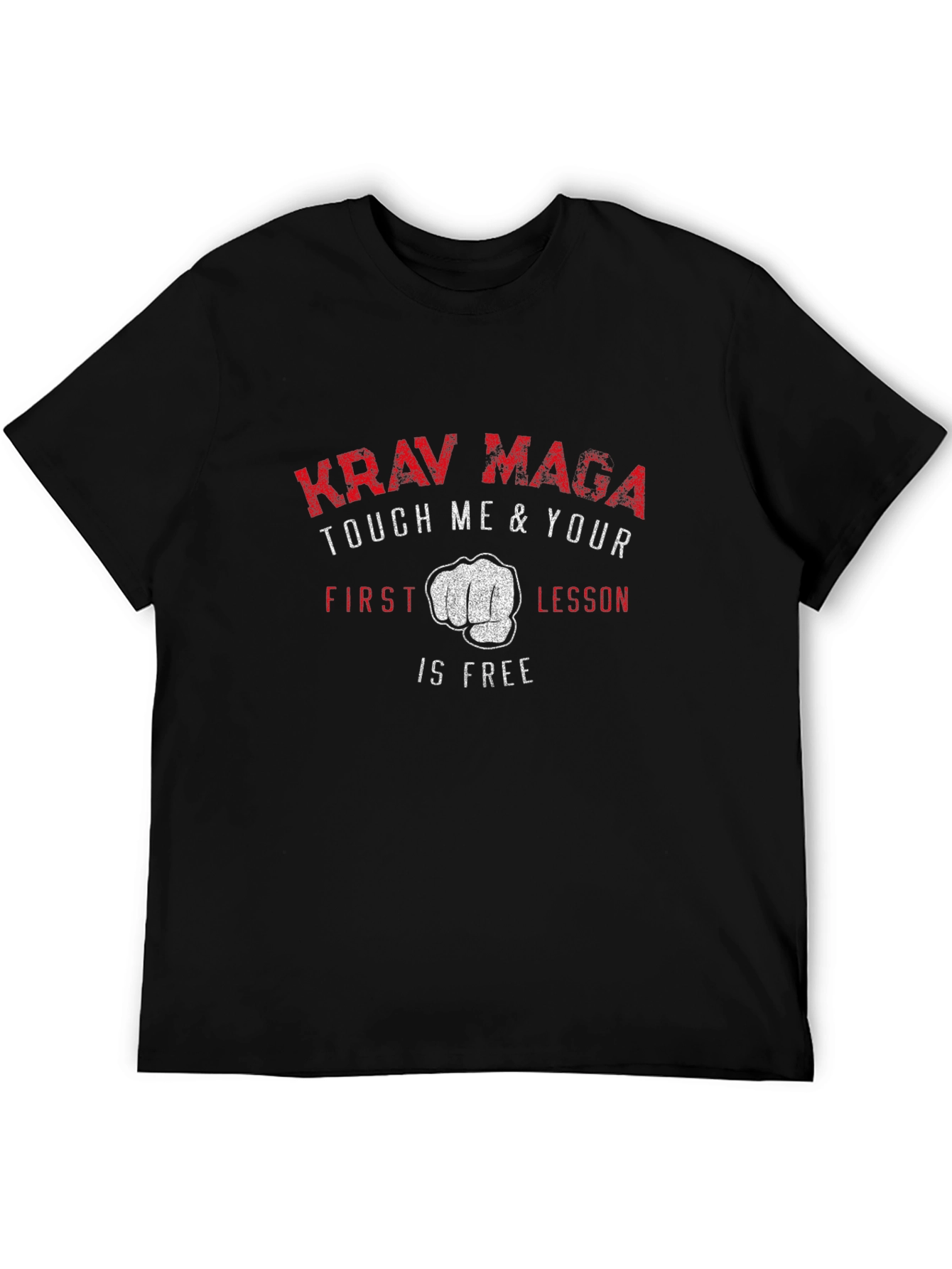 Krav Maga Touch Me T-Shirt - Funny Martial Arts Tee