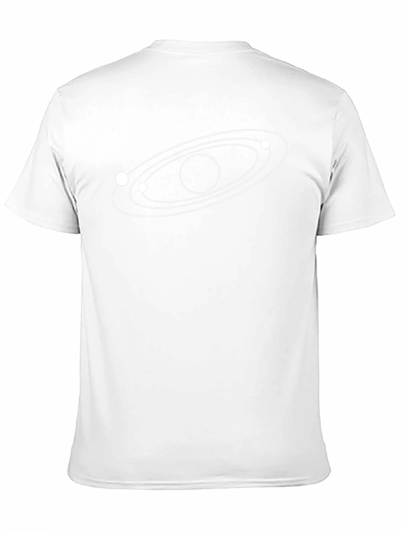 Orbit Graphic Black T-Shirt - Modern Astronomy Tee