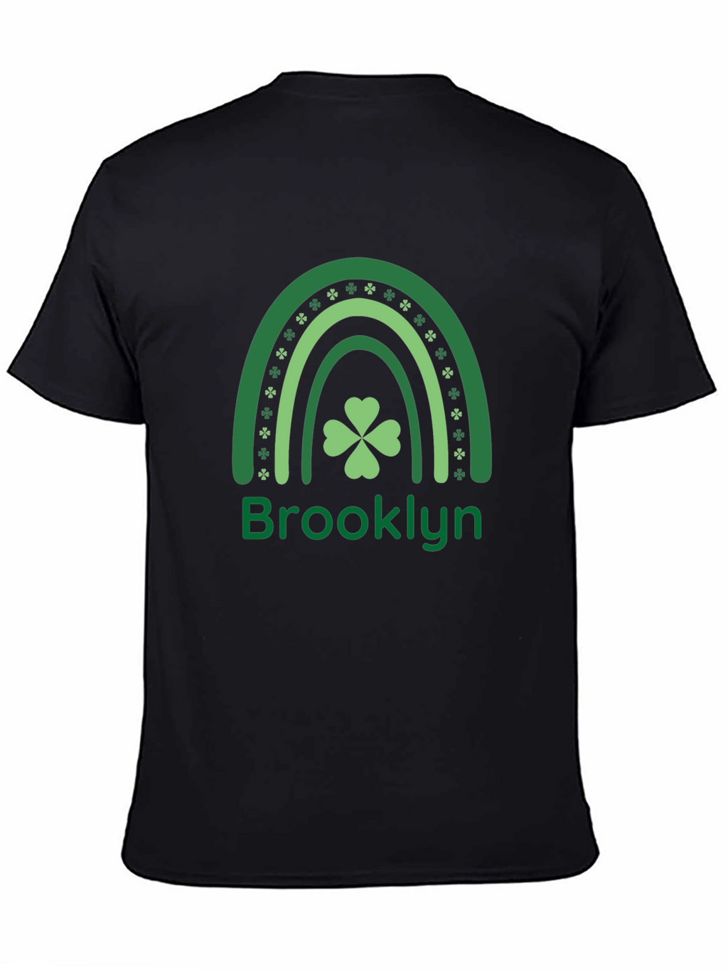 Brooklyn St. Patricks Day Shamrock Rainbow T-Shirt