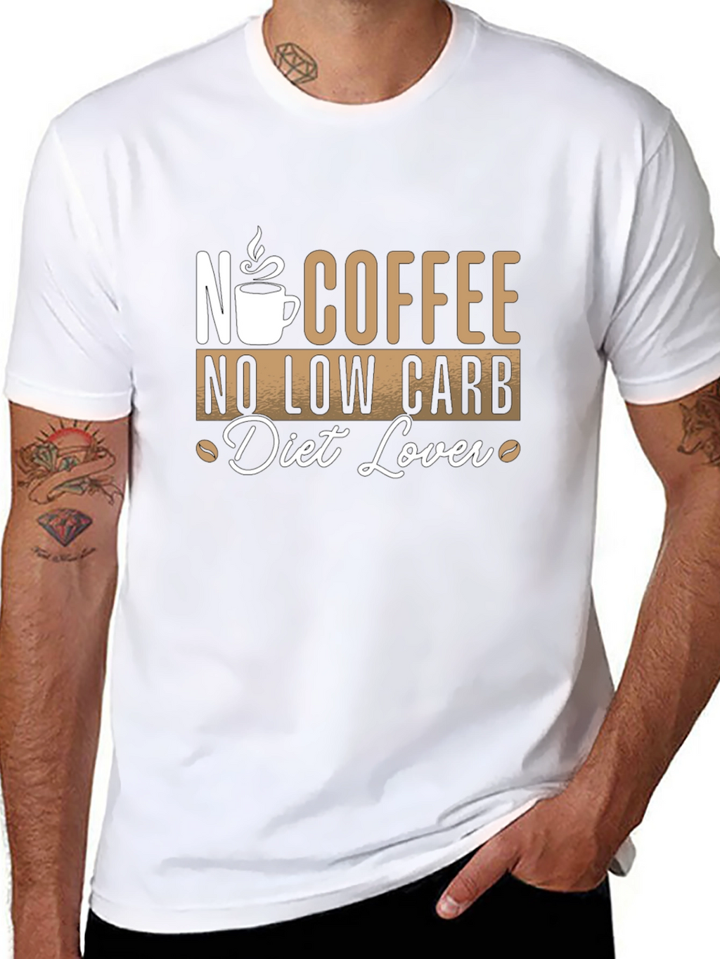 No Coffee No Low Carb Diet Lover T-Shirt