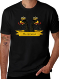 Neoprusia T-Shirt - Black Graphic Tee