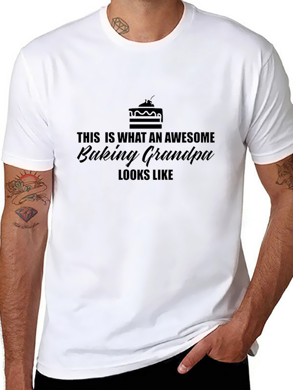 Awesome Baking Grandpa T-Shirt