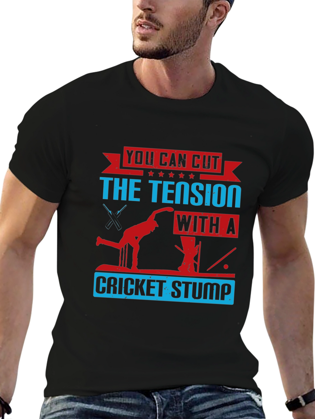 Cricket Tension Stump T-Shirt