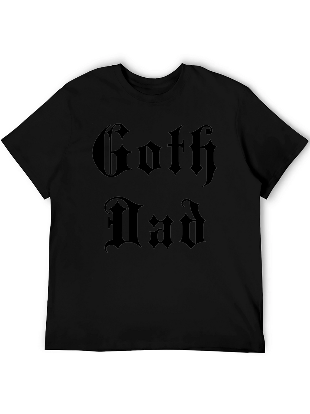 Goth Dad Graphic Tee - Black Gothic Style
