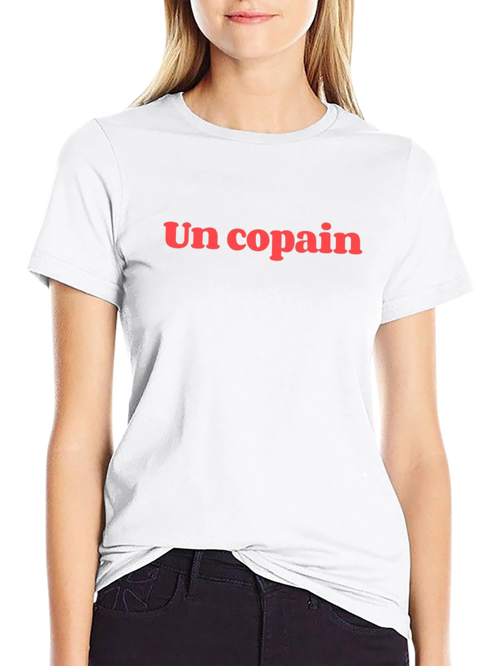Un Copain T-Shirt - Friend Black Tee