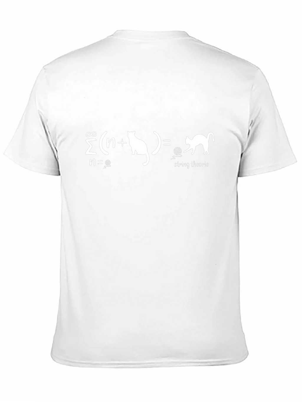 String Theory Cat T-Shirt - Math Humor