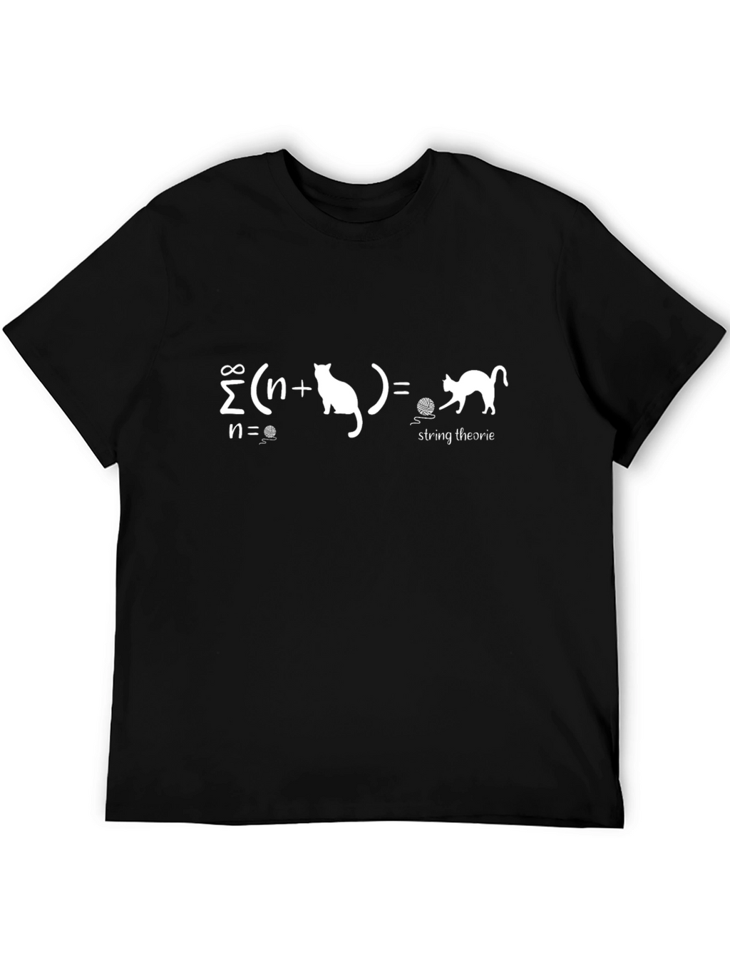 String Theory Cat T-Shirt - Math Humor