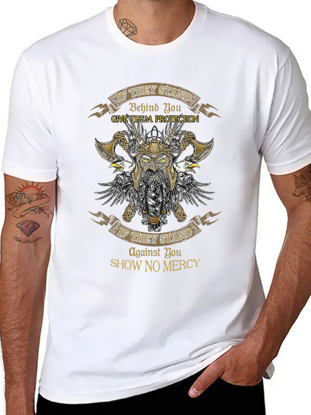 Viking Protection T-Shirt - Show No Mercy