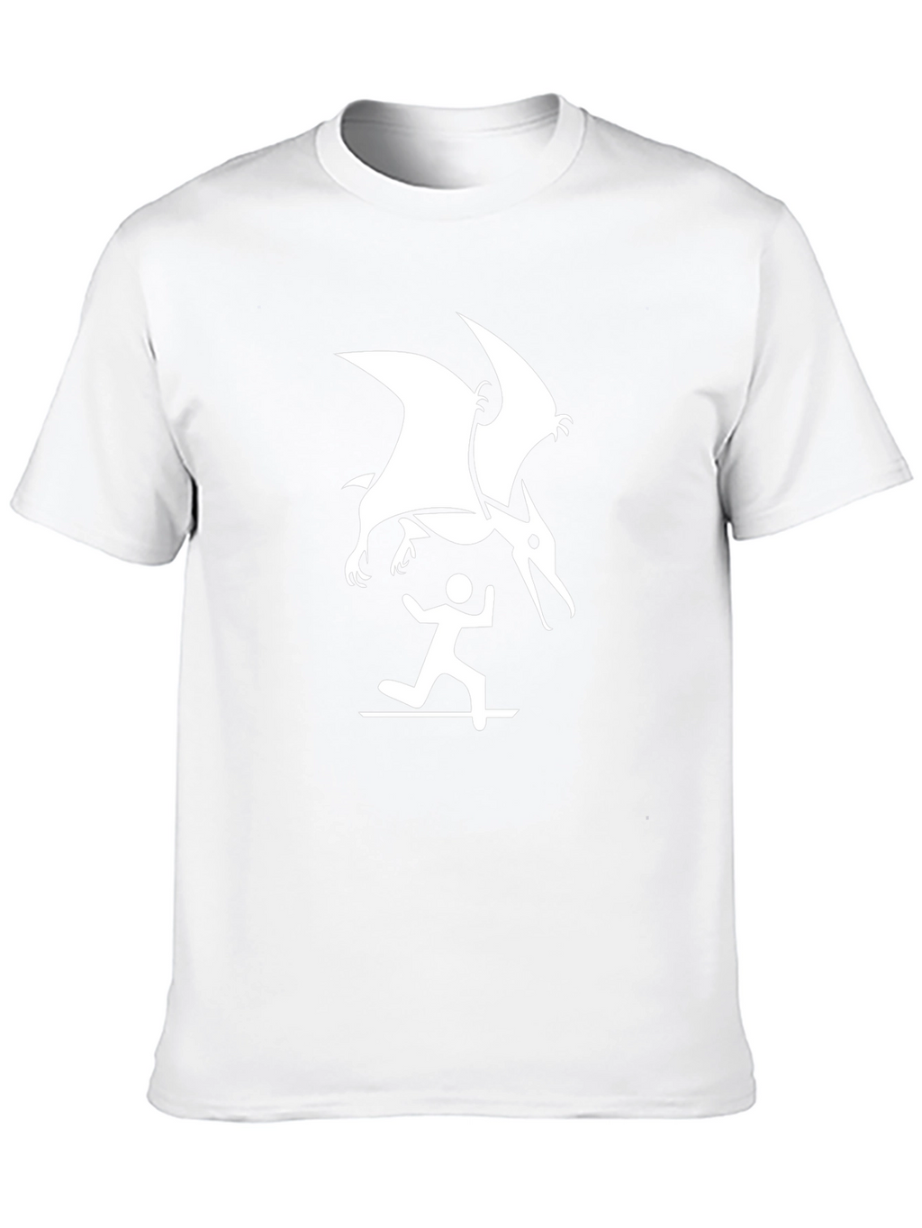 Pterodactyl Attack Graphic Tee - Black