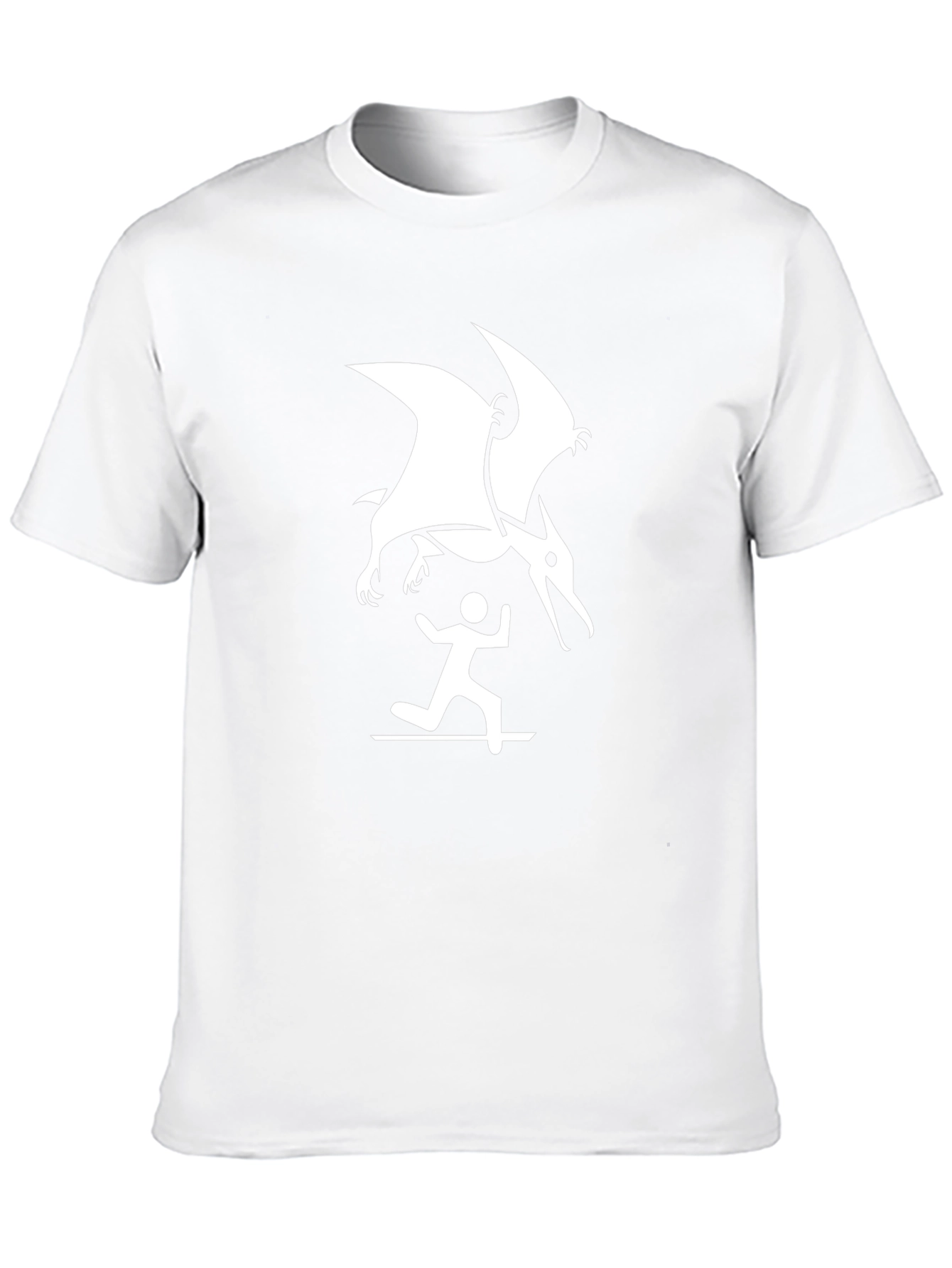 Pterodactyl Attack Graphic Tee - Black