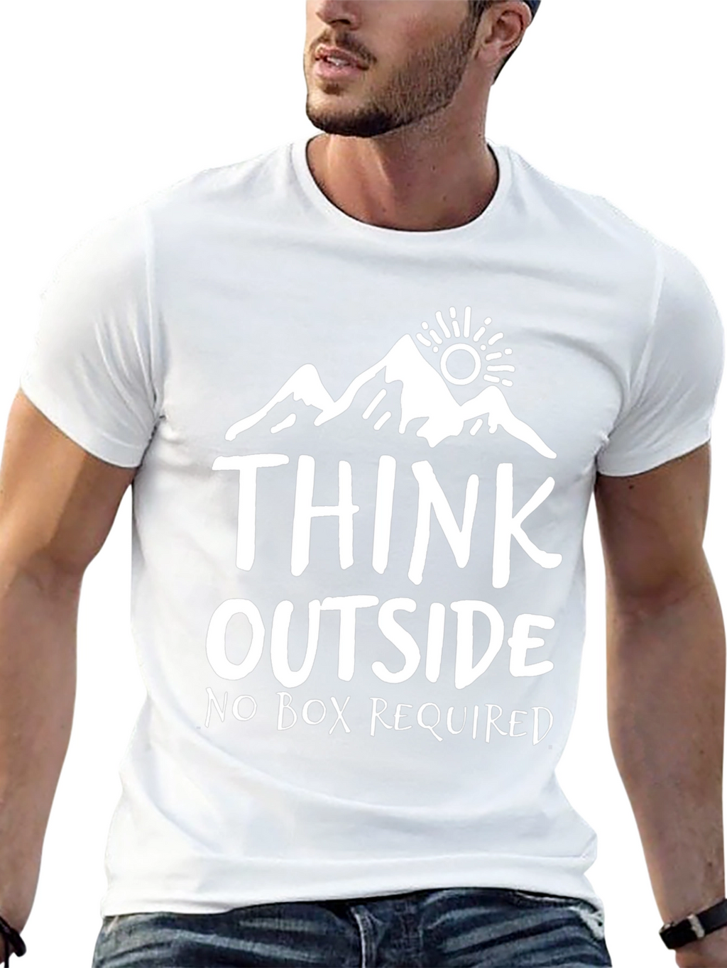 Think Outside T-Shirt - Nature Inspired Graphic Tee