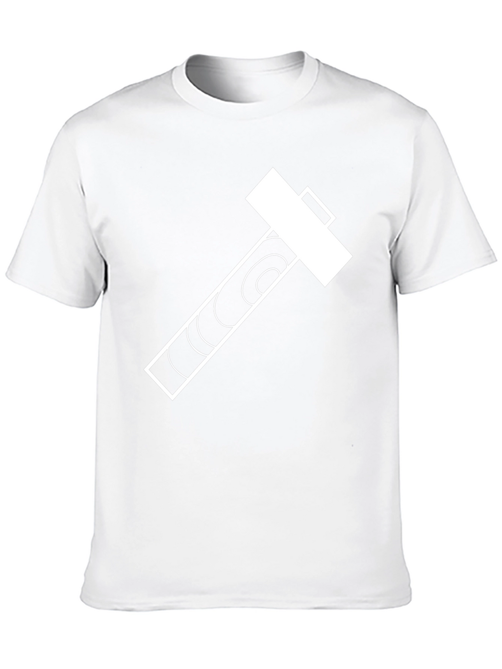 Hammer Graphic Tee - Black Cotton Blend Casual Shirt
