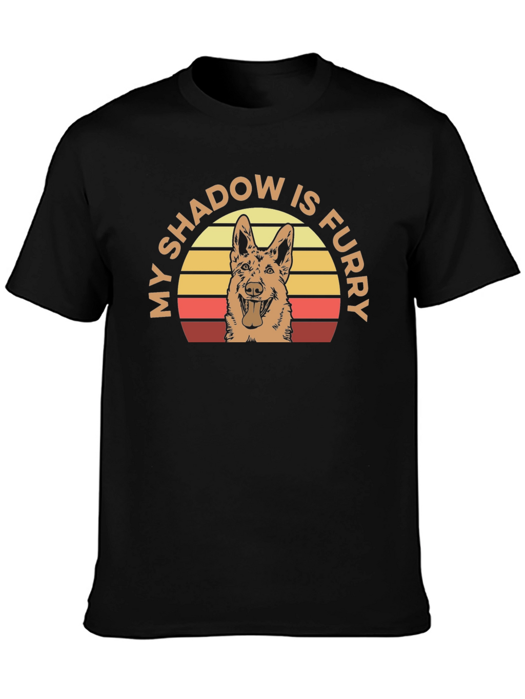My Shadow is Furry Dog T-Shirt