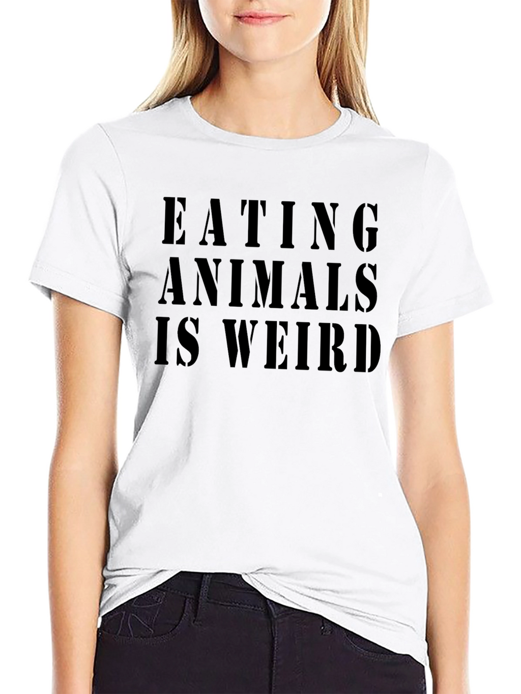 Eating Animals Is Weird - Vegan Graphic Tee