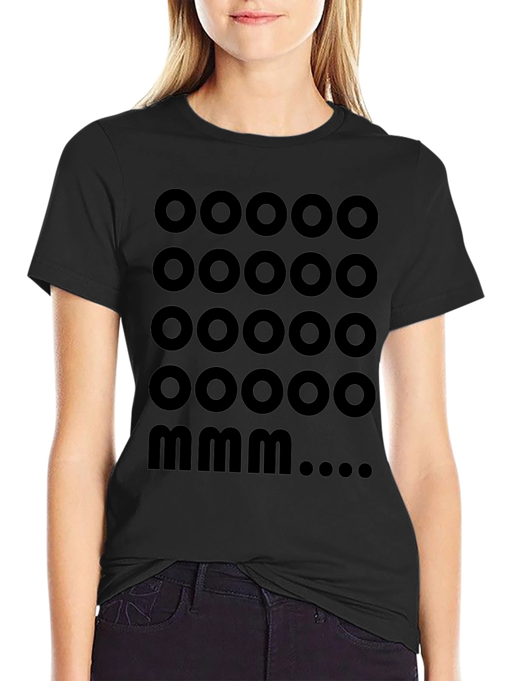 Minimalist OOOO MMM T-Shirt - Black