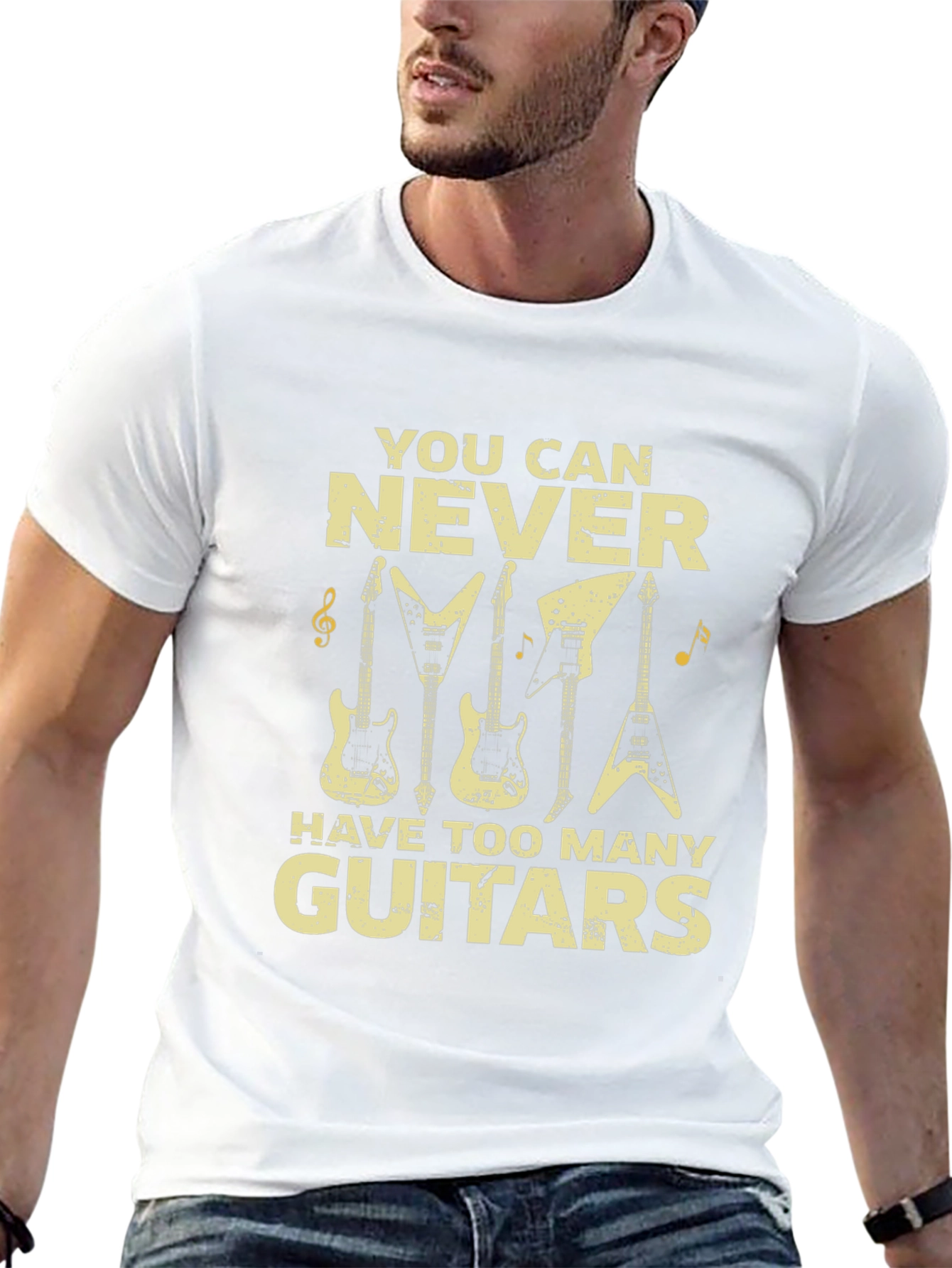 You Can Never Have Too Many Guitars Graphic T-Shirt