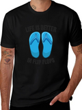 Life Is Better In Flip Flops Graphic T-Shirt
