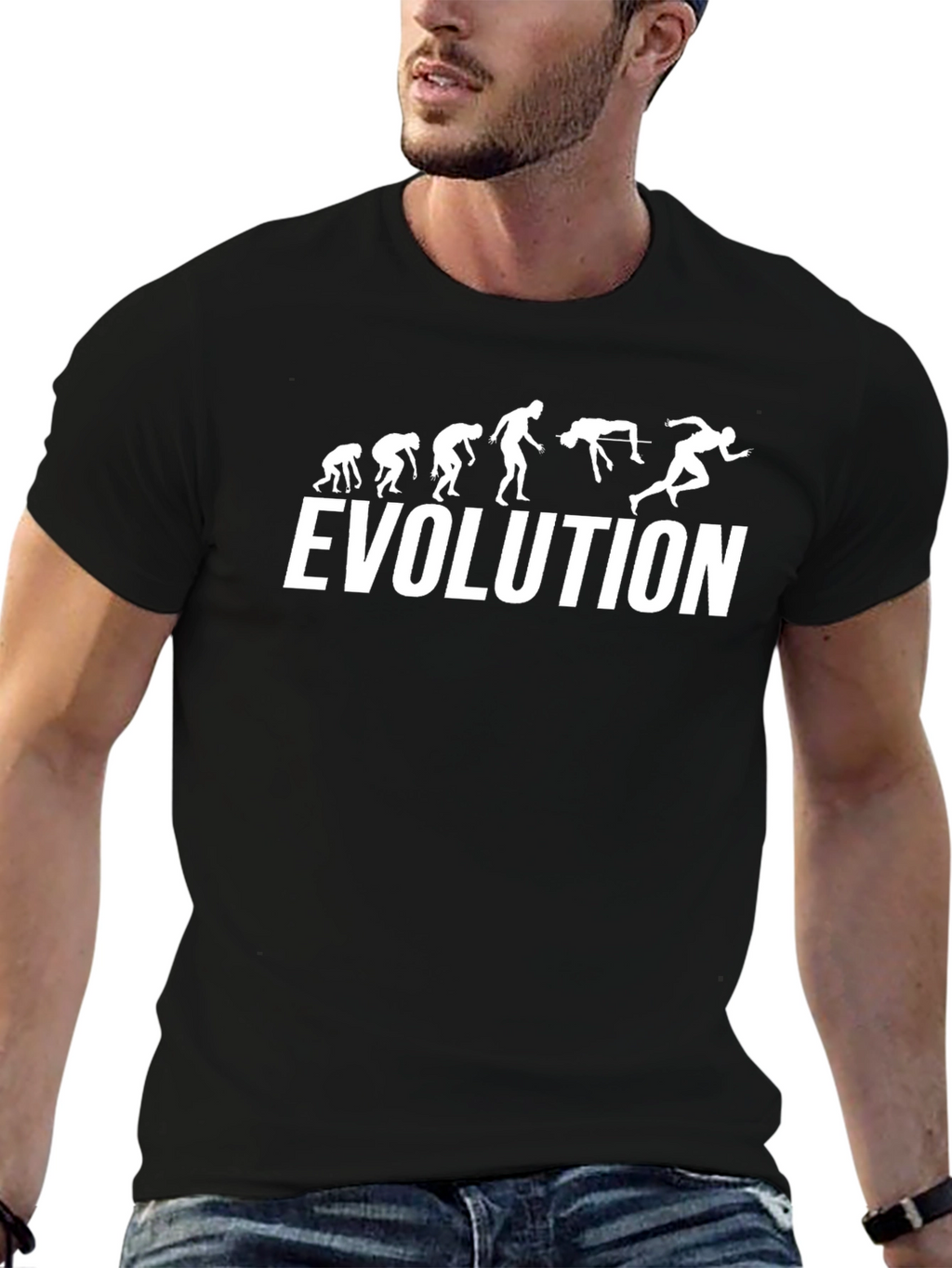 Evolution High Jump Black T-Shirt