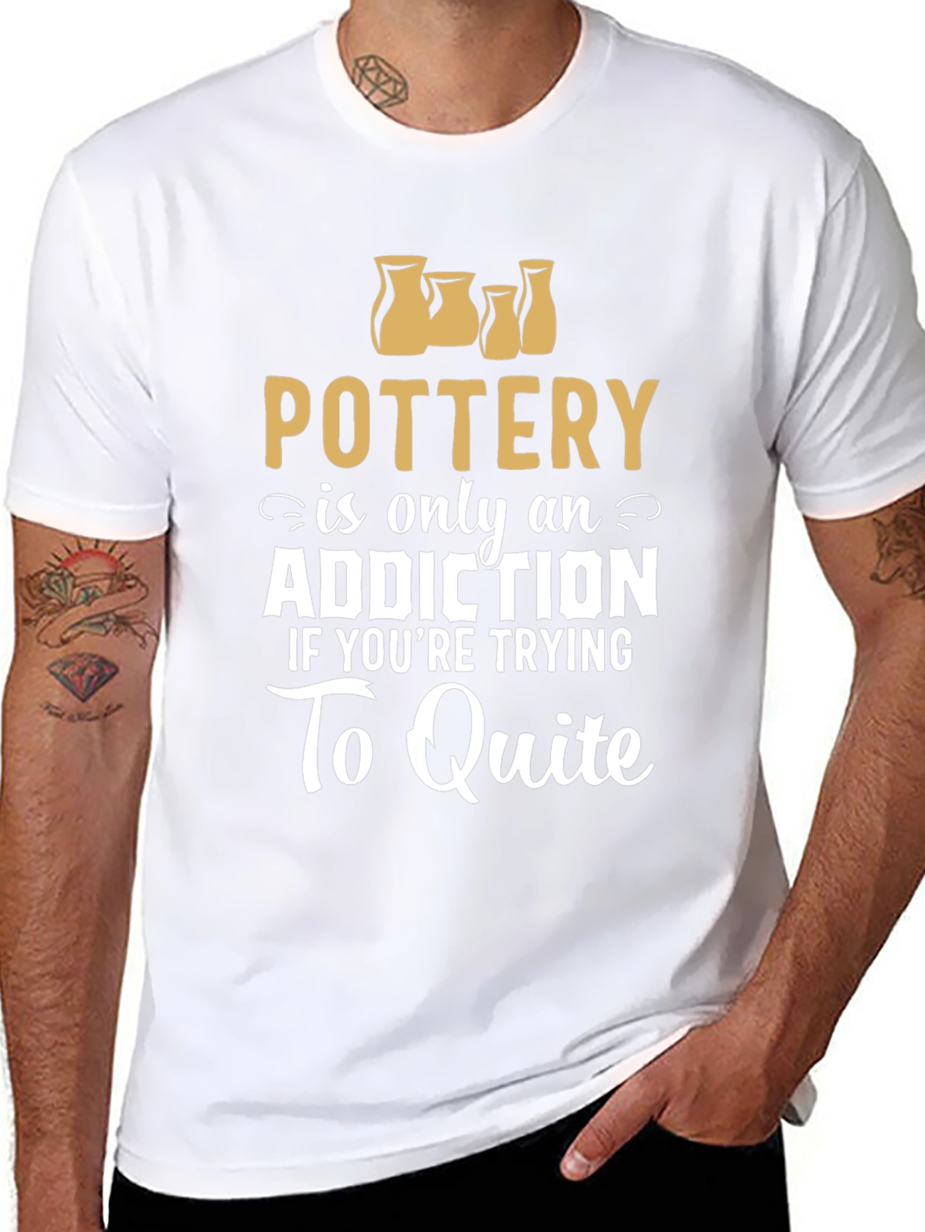 Pottery Addiction Graphic T-Shirt