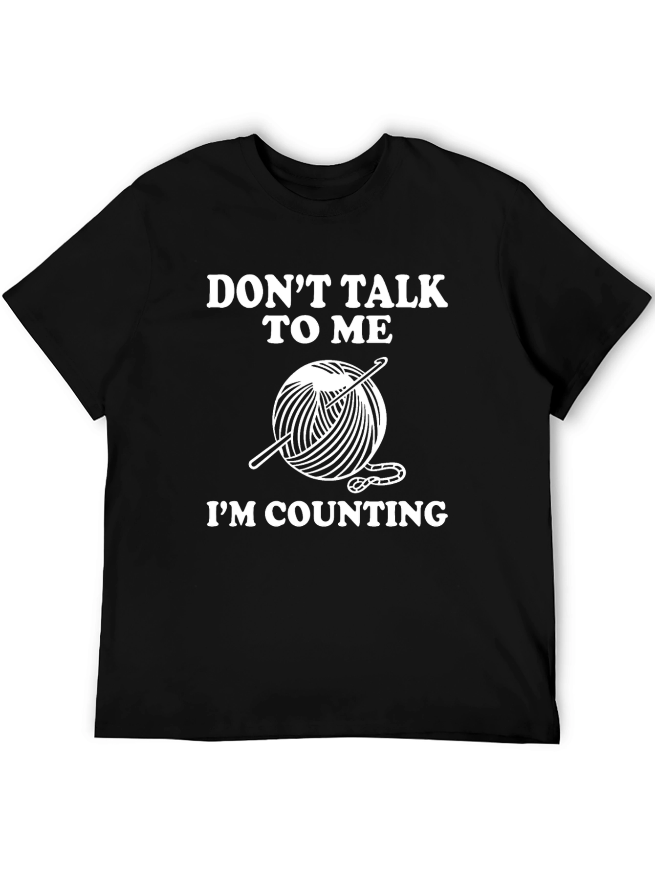 Crochet Lover T-Shirt: Dont Talk To Me Im Counting Tee