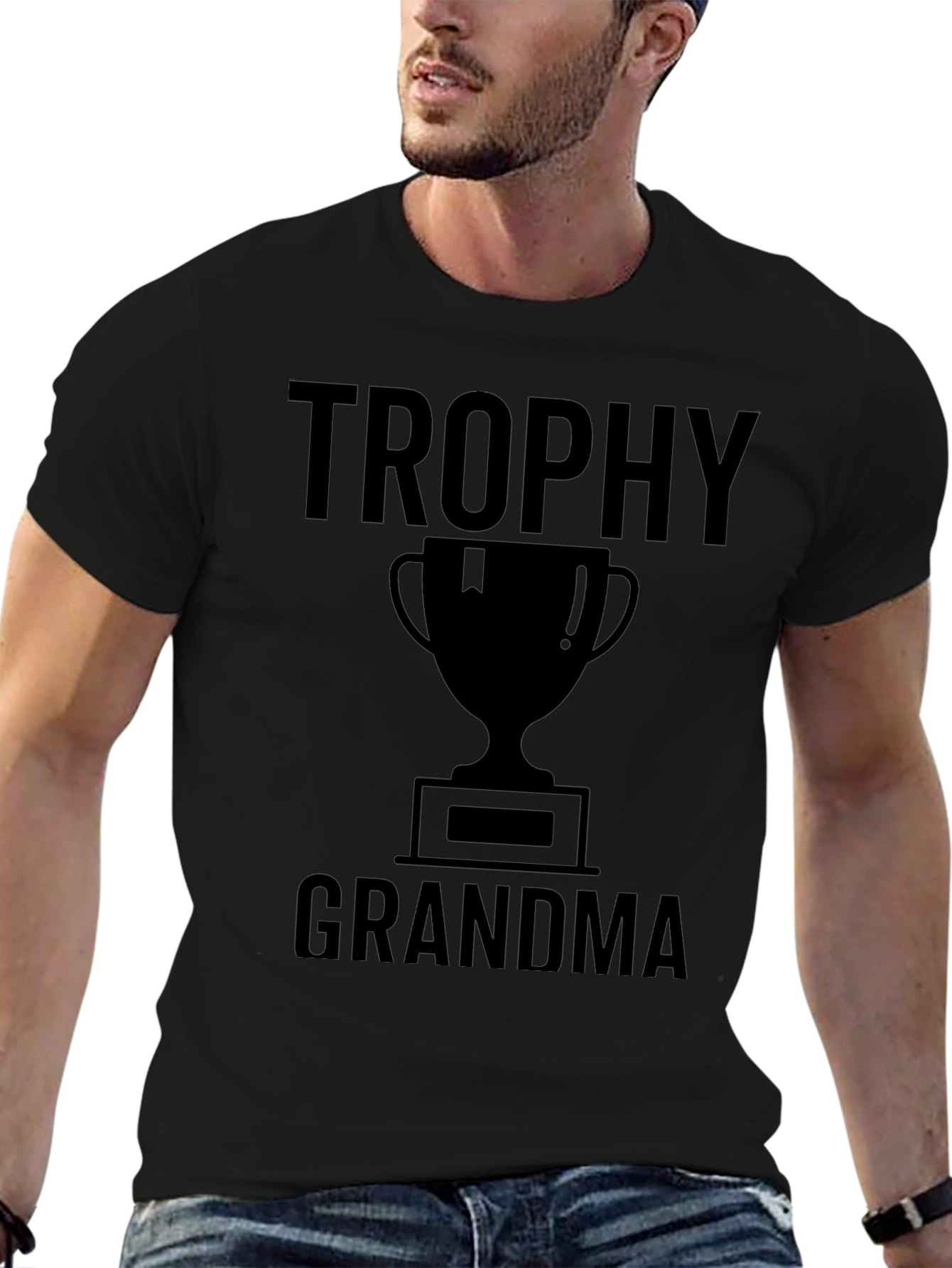Trophy Grandma Graphic T-Shirt