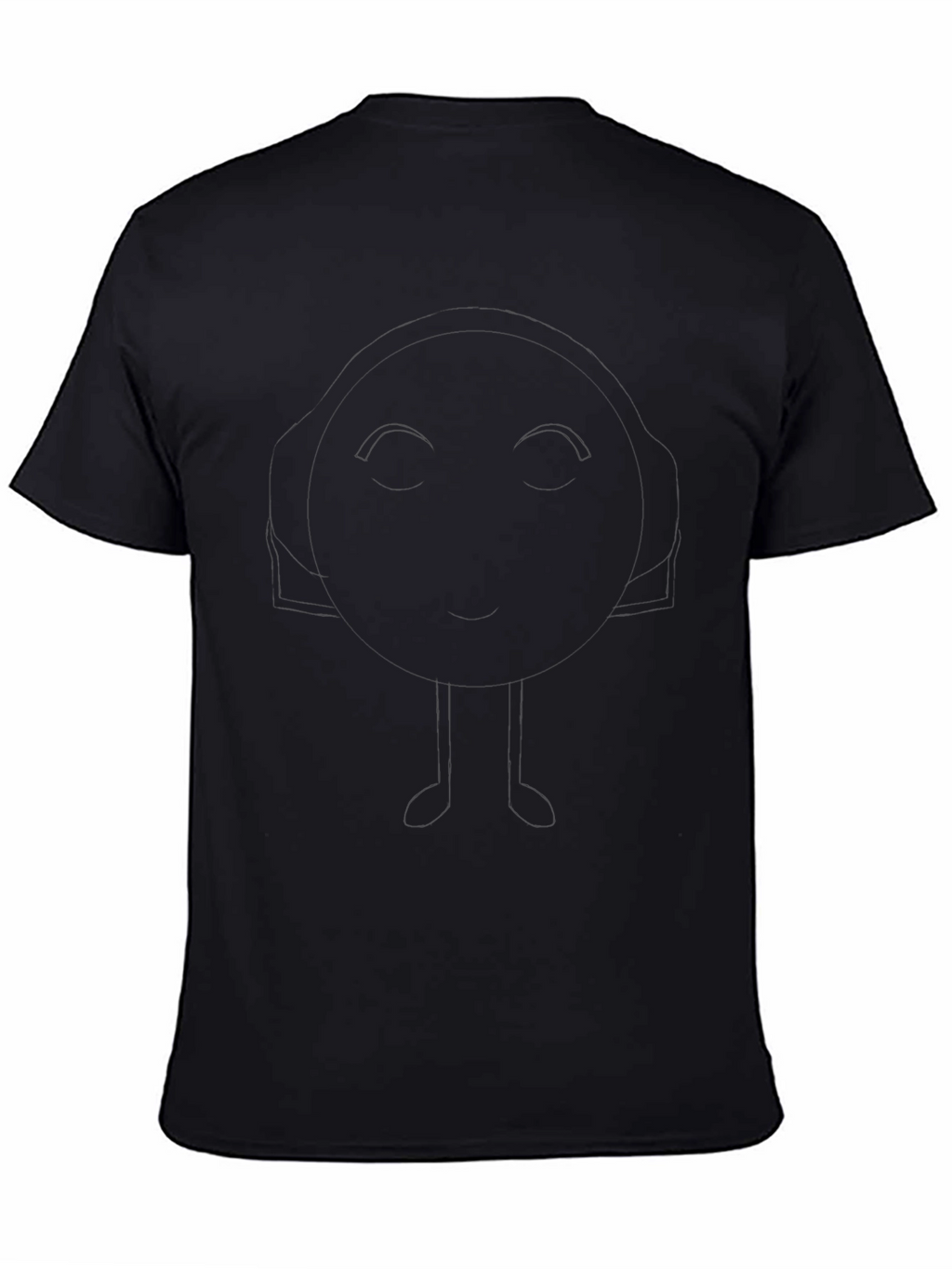 Simple Black Graphic Tee