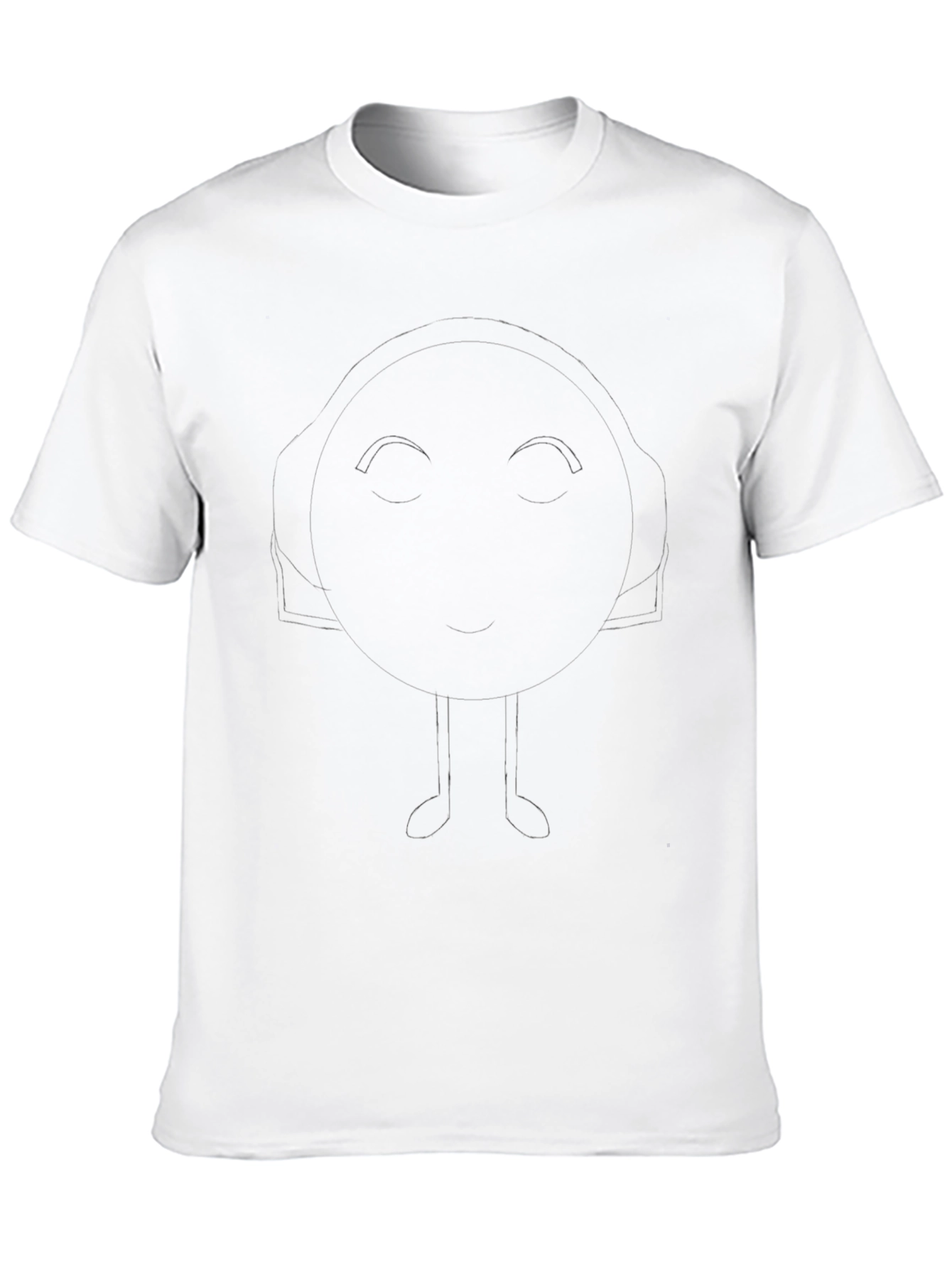 Simple Black Graphic Tee